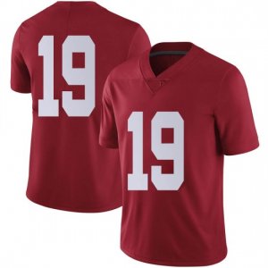 NCAA Youth Alabama Crimson Tide #19 Stone Hollenbach Stitched College Nike Authentic No Name Crimson Football Jersey HZ17G21OO